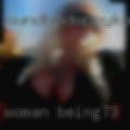 Woman being